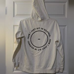 White Graphic Hoodie